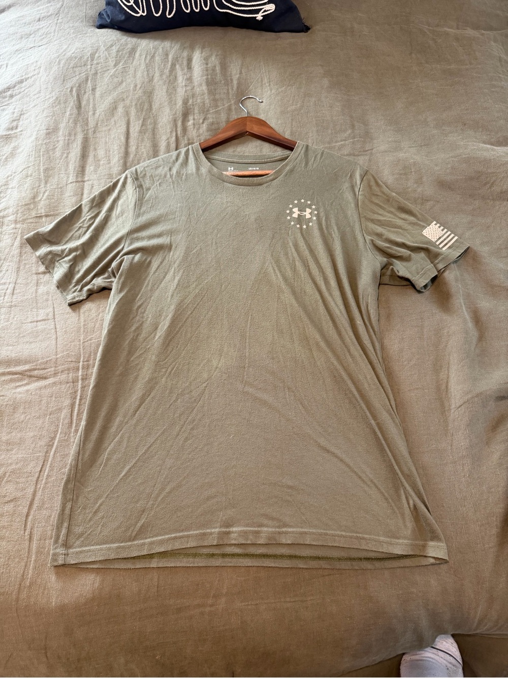 Under Armour Men’s Olive Green Short Sleeve Performance Tee